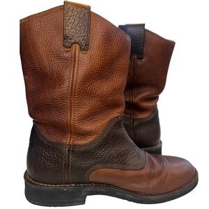 Danner Mens Longhorn Roper Brown Leather GORE-TEX Pull On Work Boots Size 9